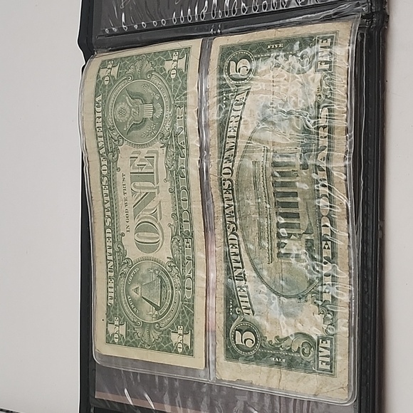 World Reserve Blue Seal $1 & $5 Silver Certificates presidential Dollars - Picture 5 of 10